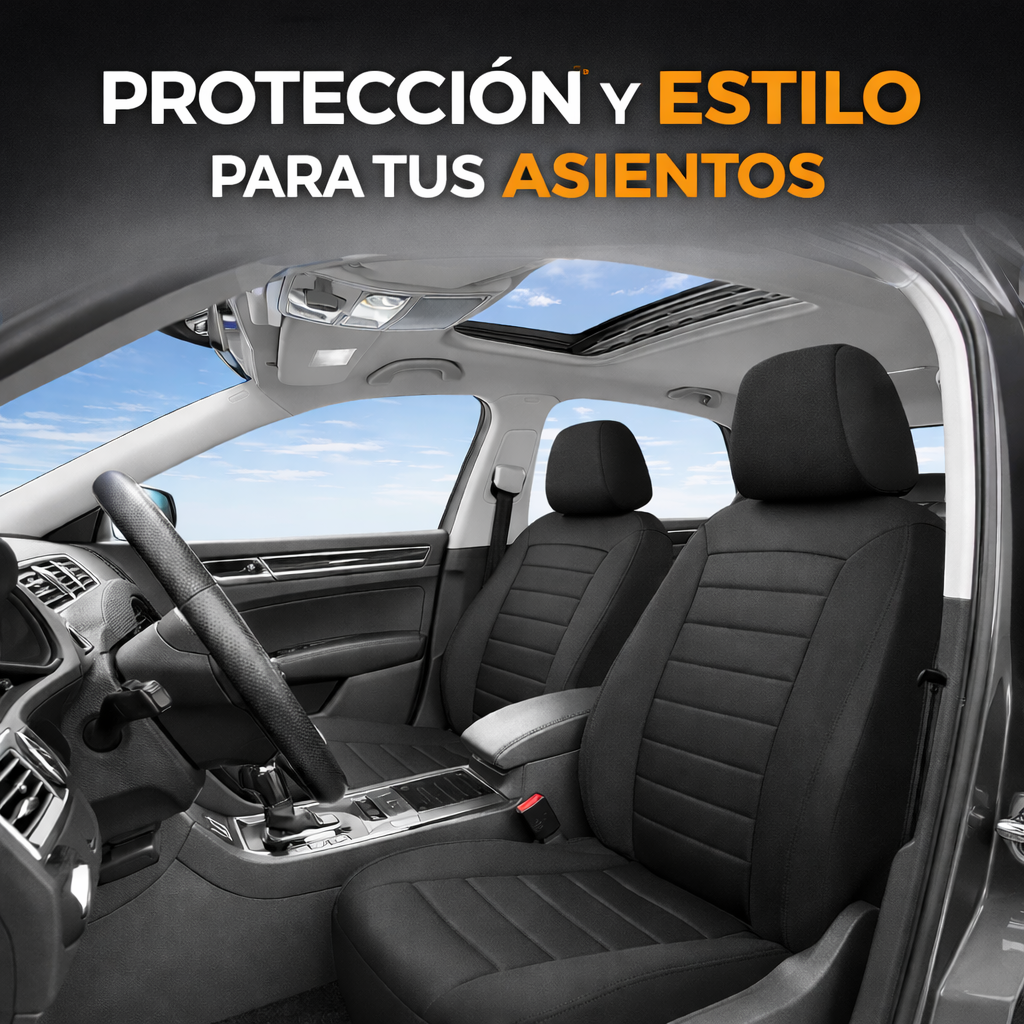 🧰 FORRO CUBRE ASIENTOS AUTO EN ECOCUERO – PROTECCIÓN Y ESTILO 360°