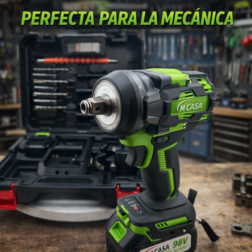 Llave de Impacto Inalámbrica 1/2” 500 Nm🔧⚡Original Mcasa